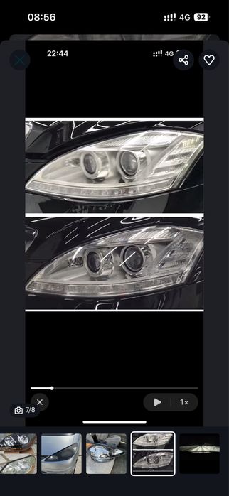 Полировка фар, установка bi-Led