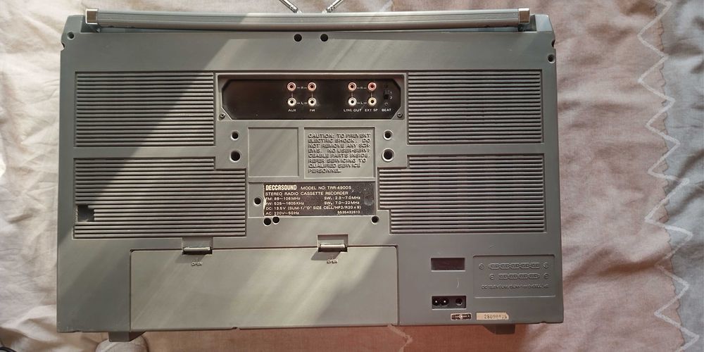 радиокасетофон ''deccasound'' model trr-4900s