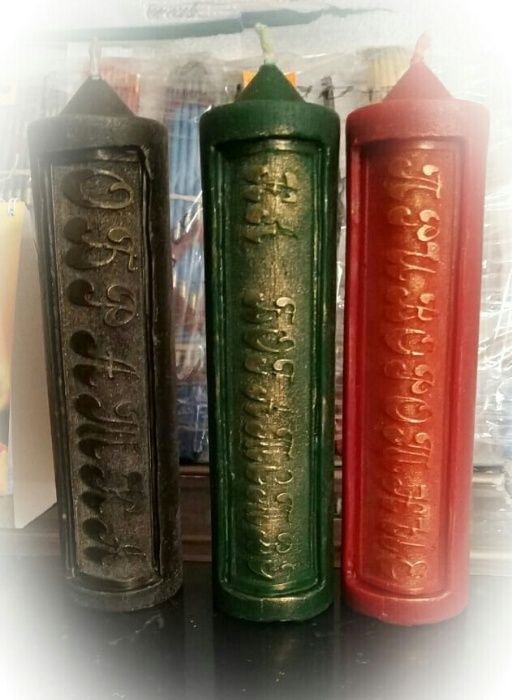 Свечи восковые закладные