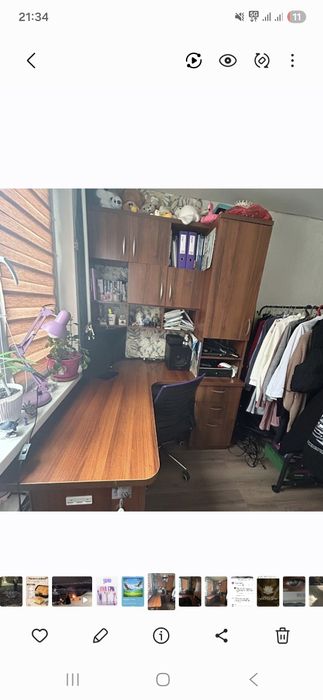 Рабочий уголок .