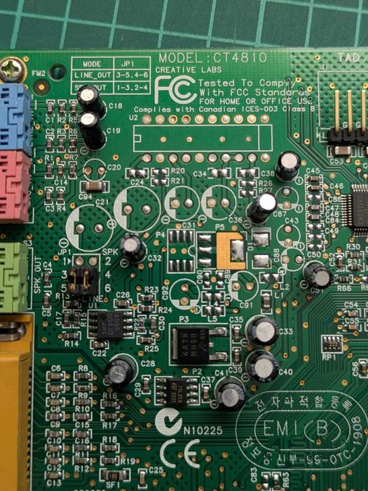 Placa de sunet retro Sound Blaster PCI 128 retea