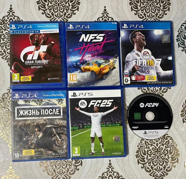 Игры на пс 5,4..
