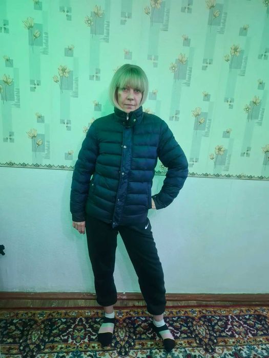 Куртка зимняя без капюшона, размер 44-46