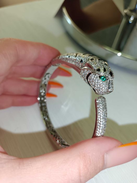 Браслет Пантера серебро