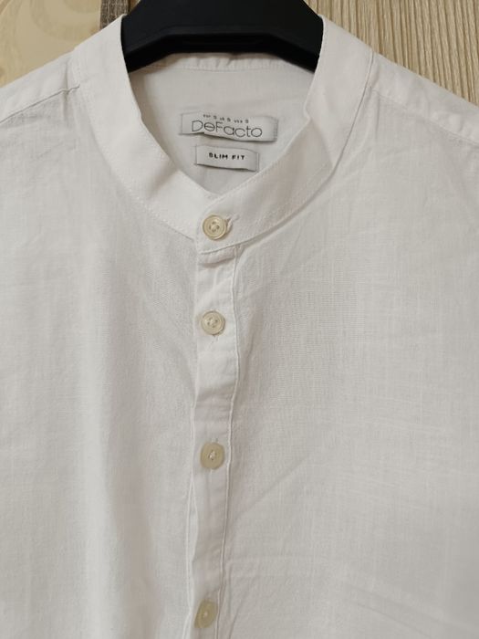 Defacto. Льняная мужская рубашка