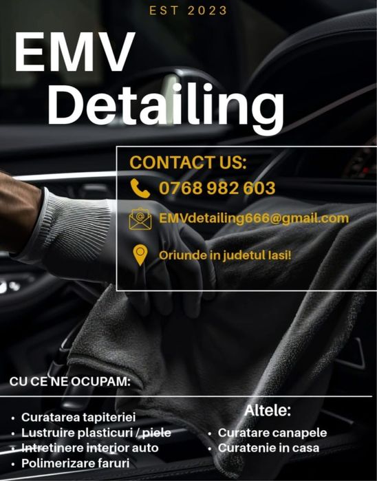 Emv Detailing | Detailing Auto - Home - Tapiterii/ Polimerizare faruri