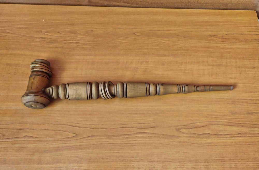 2 стари дървени лули ръчна изработка