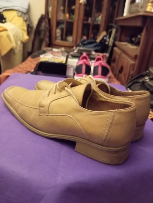 Pantofi din piele naturala nr 41