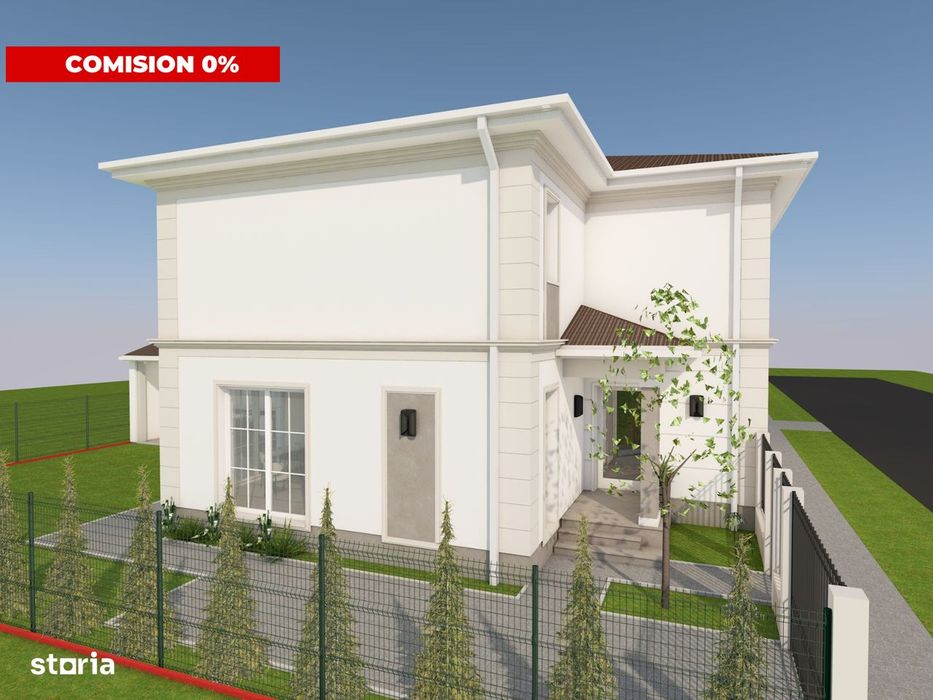 COMISION 0% Duplex modern, 4 camere, 110 mp utili, 200 mp teren - Giro