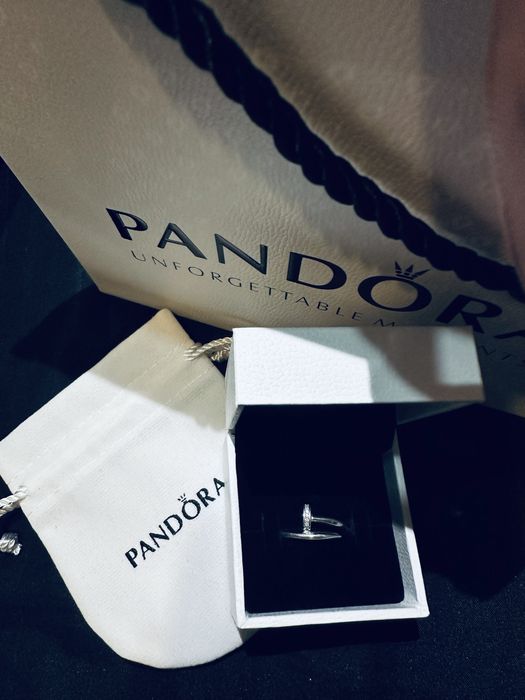 Кольцо гвоздь серебро