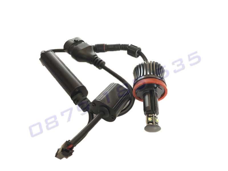 LED крушки ангелски BMW E63 E84 E70 лед фарове бмв е70 angel eyes