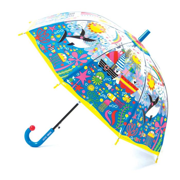 Прозрачни детски чадъри с 4 весели дизайни