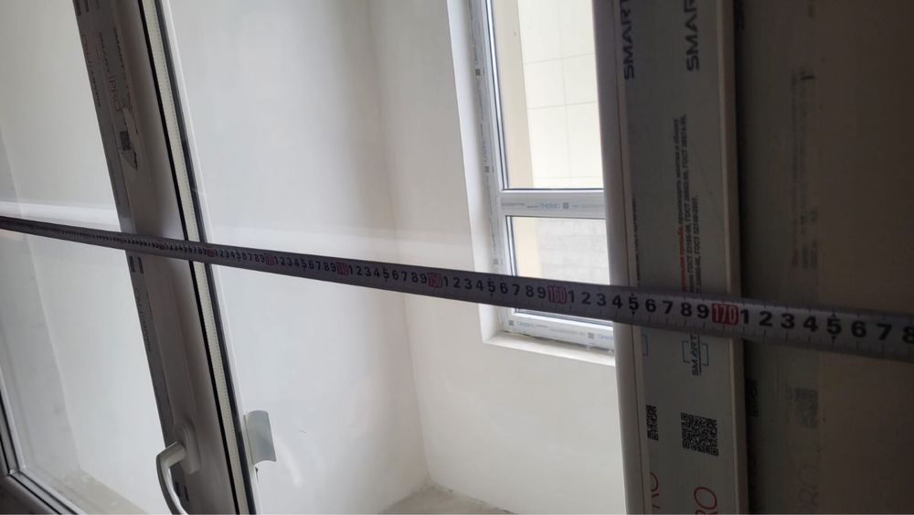 Балконное окно с дверью