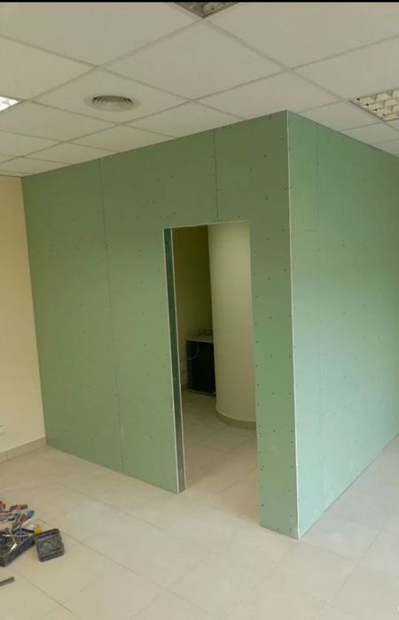 Монтаж гипсокартона