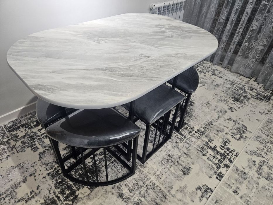 Стол стул ошхона учун тайорри бор