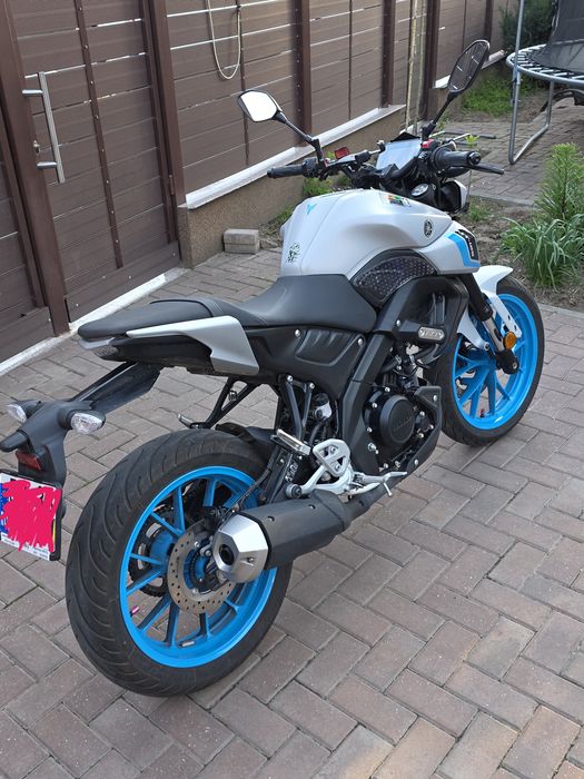 Motocicleta A1 16 ani Yamaha MT 125 2025 Ice Storm Hyper Naked (similar cu ktm duke honda cb125r, cf moto nk)