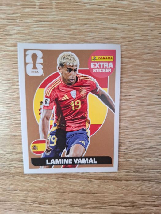 Extra stiker world cup yamal