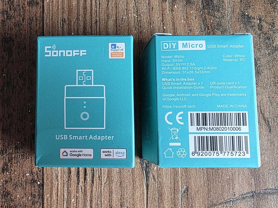 Смарт устройства SONOFF, Sparkle IoT и Csmart - Wi-Fi и Matter Smart Home - USB и Type-C мини реле