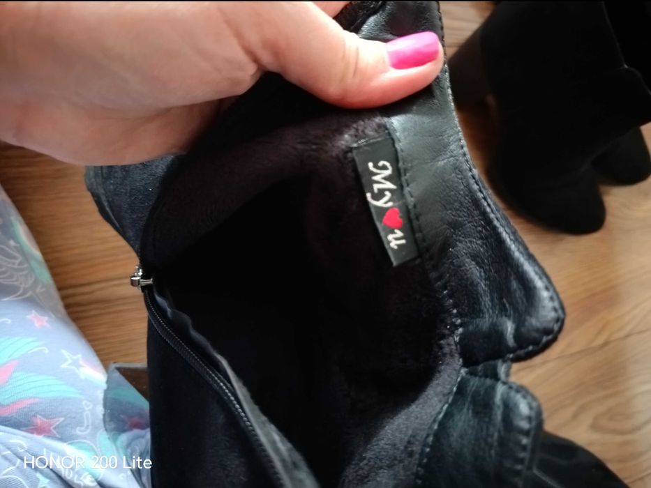 Botine dama  culoare neagra