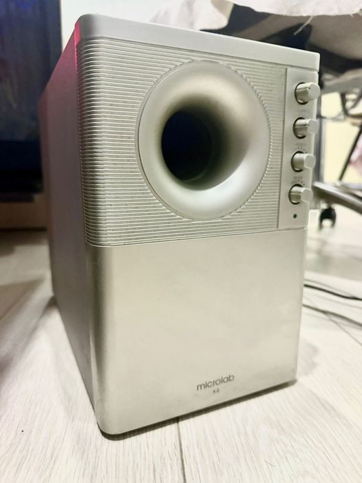 Колонки Sony + активный сабвуфер Microlab X2