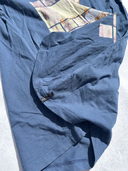 Tricou O'Neill albastru print mare surfboard marimea L