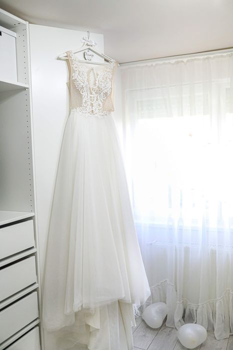 Rochie de mireasa marimea 36/S in stare foarte buna