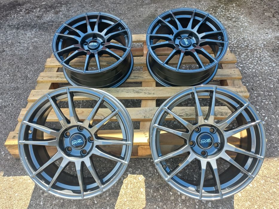 18"O.Z 5x114.3 Matt Gunmetal 8ж ет40 Honda Mitsubushi Dacia Renault Nissan Чисто Нови.