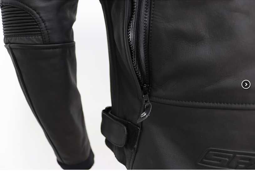 Geaca moto piele NOUA cu protectii complete, aerisiri, Spark Motostar