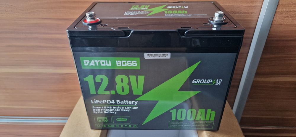 Акумулатор LIFEPO4 100AH, smart BMS, нов