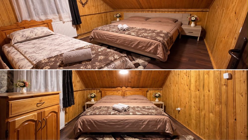 Cabana cu ciubar la munte, disponibilă de Crăciun și de Revelion