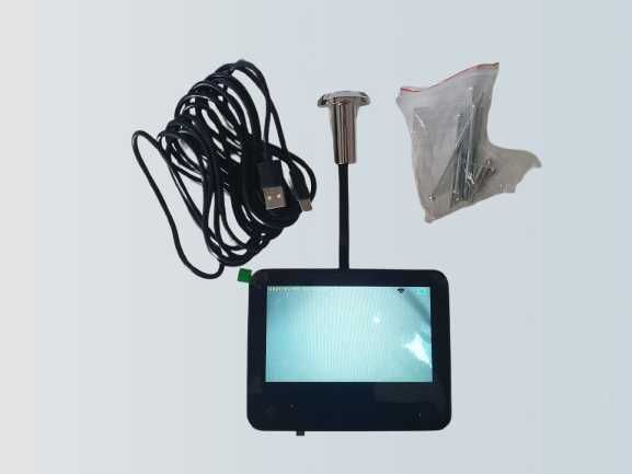 Камера шпионка за врата с вътрешен дисплей и WiFi управление Tuya