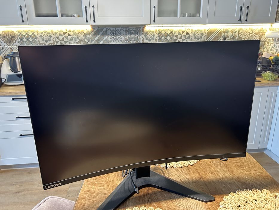 Monitor gaming Lenovo G32qc-10, 31.5”, curbat, QHD, 144Hz