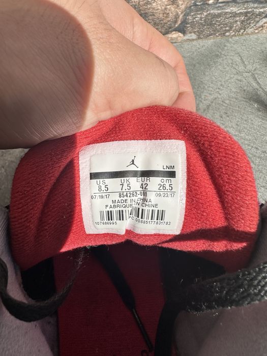 Jordan 3 Black Cement CADOU Crease Shields