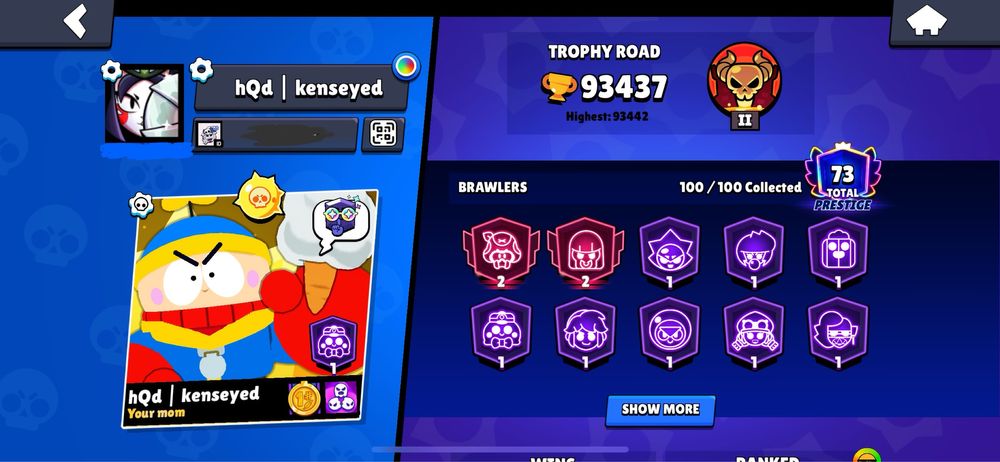 Аккаунт бравл старс