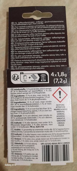 Филтър и почистващи таблетки за кафе машина Мелита