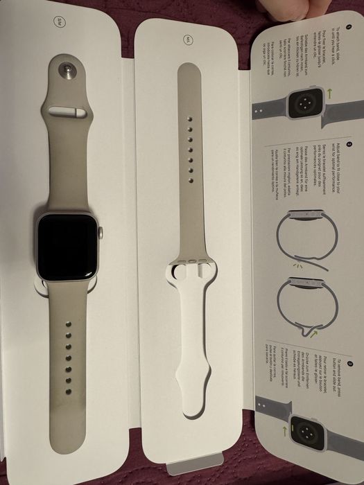 КАТО НОВ Apple Watch SE 2nd gen GPS + Cellular 40mm Starlight от Йетел