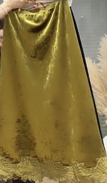 Юбка Люкс Сегмент, из бархата НОВый