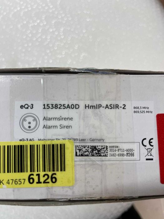 Sirena de Alarmă pentru Interior Homematic IP (HmIP-ASIR-2)