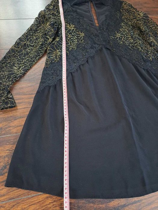 Rochie neagră Boohoo mărime XS/S - stare foarte bună