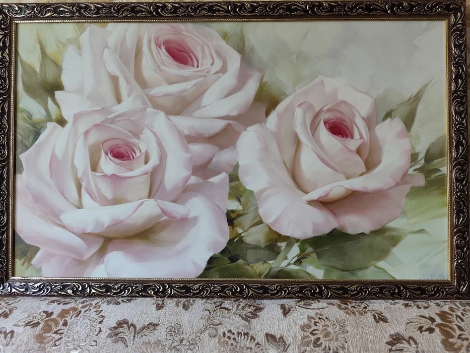 Продам картину" Розы"107 на 67
