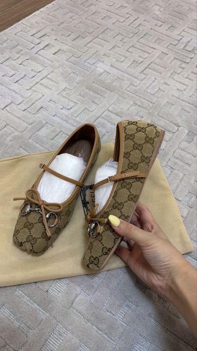 один в один люкс балетки Gucci
