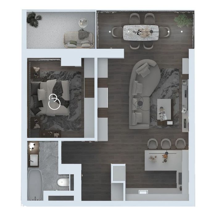 Apartamente 2 camere | Uptown Sebastian