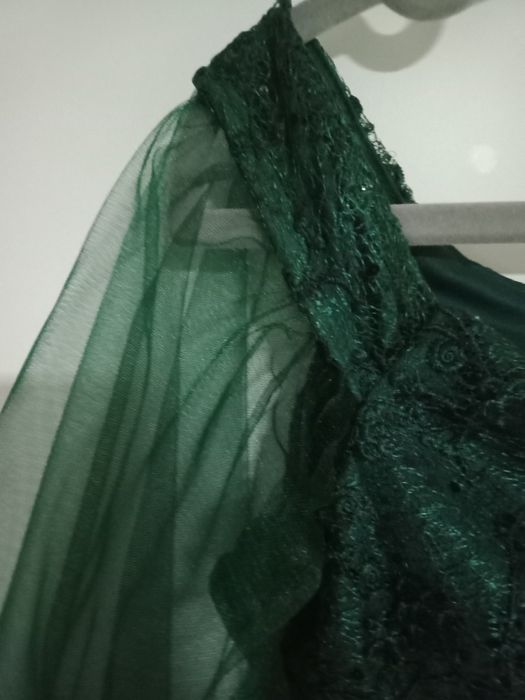Rochie verde smarald - mărimea M