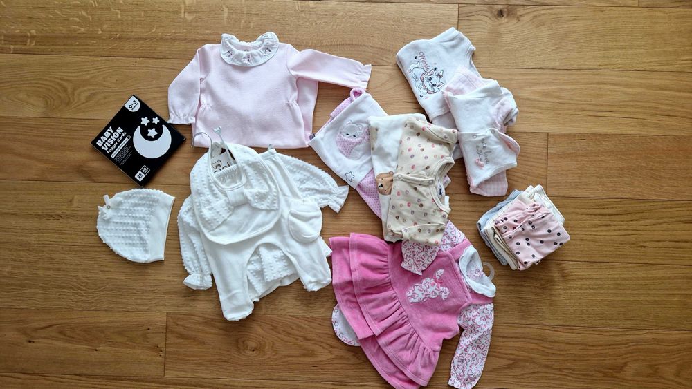 Бебешки дрешки за момиче 0-3месеца