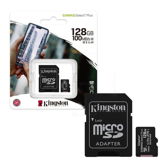 Kingston 128 gb, карта памяти.