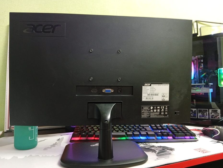 Монитор Acer 22.8 дюйма-75гц б/у