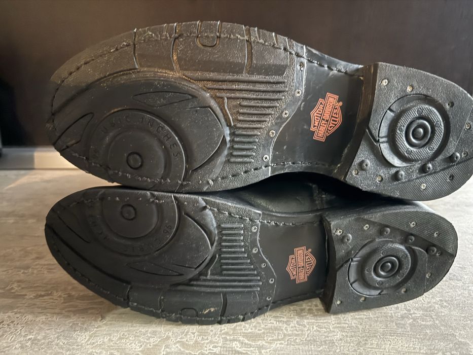 Ghete piele Harley Davidson