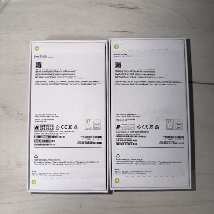 Vand Iphone 17 pro max 2tb