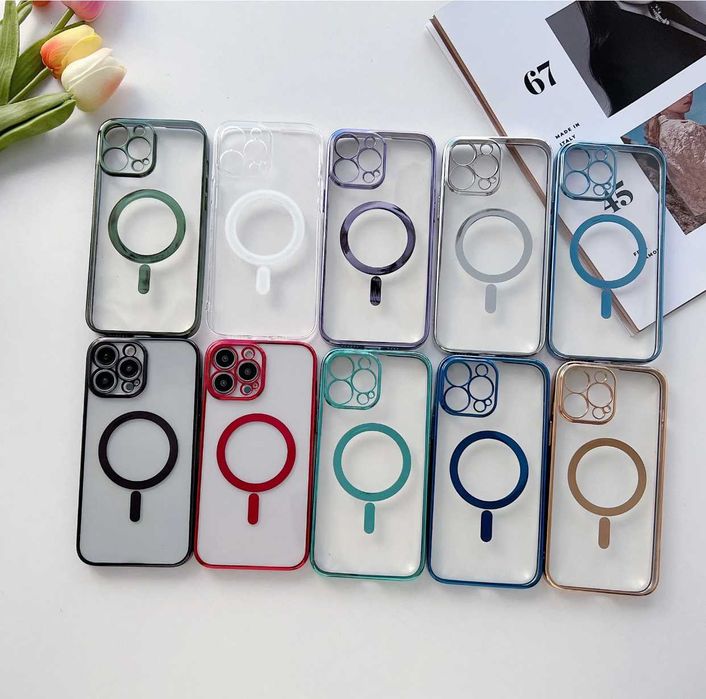 Husa Luxury cu MagSafe pt iPhone 14 , 14 Pro , 14 Plus , 14 Pro Max