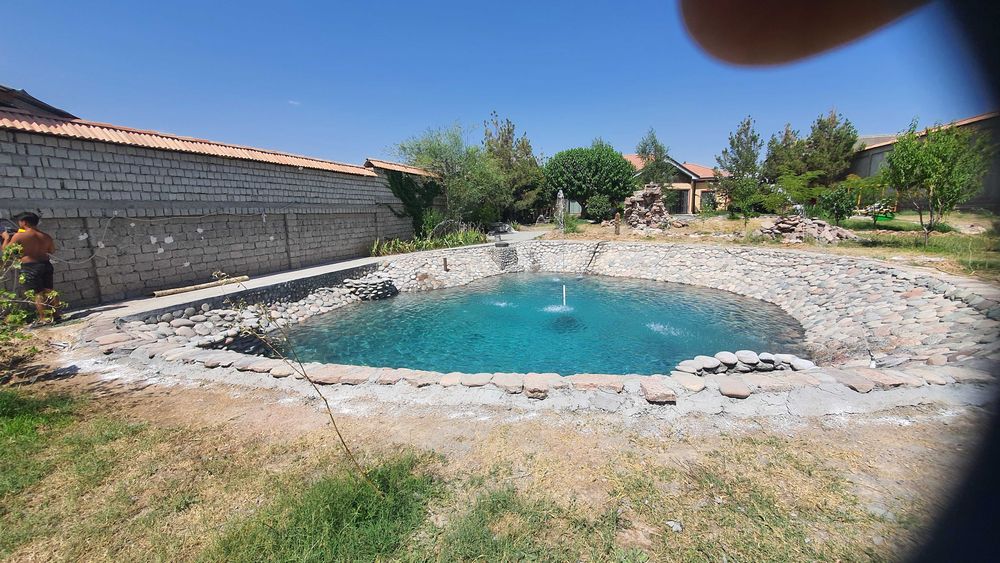 Шаршара.пруд для рыбок и не только. Водопад.с пультом управления